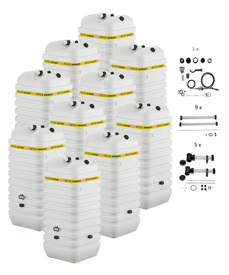Rotex Heizöltank variosafe Set - 10x750 L Tank inkl. Zubehör | VSF 6 ➔ Klimaworld.com