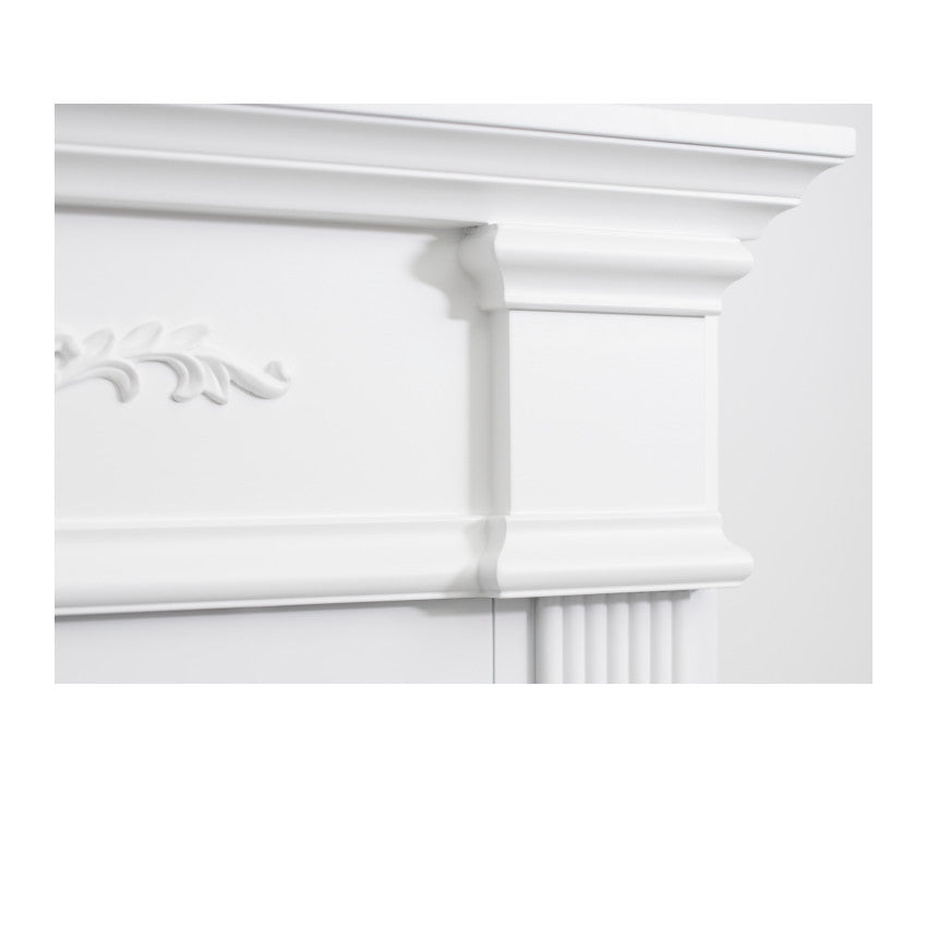 Aflamo LED Elektrokamin Standkamin Venice | Korpus weiss Details