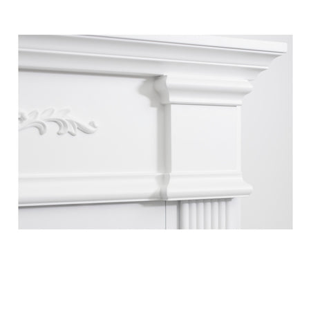 Aflamo LED Elektrokamin Standkamin Venice | Korpus weiss Details