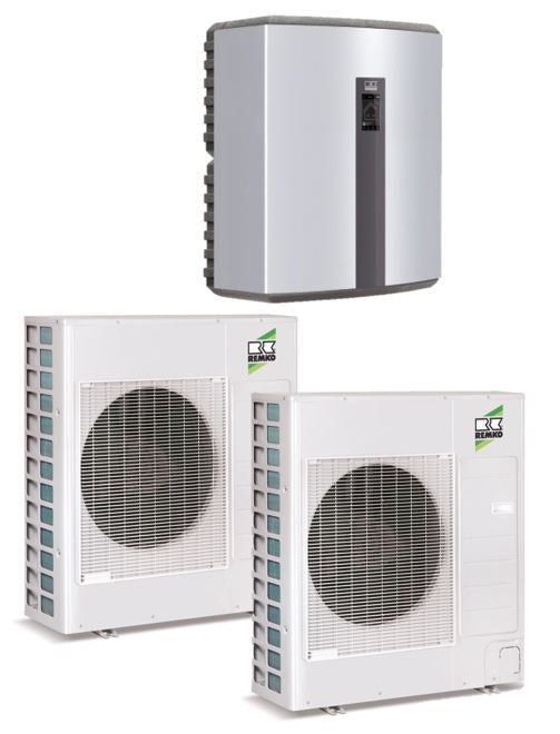 Remko Luft/Wasser Wärmepumpe - Duo-Split WKF120 | 18-25 kW 
