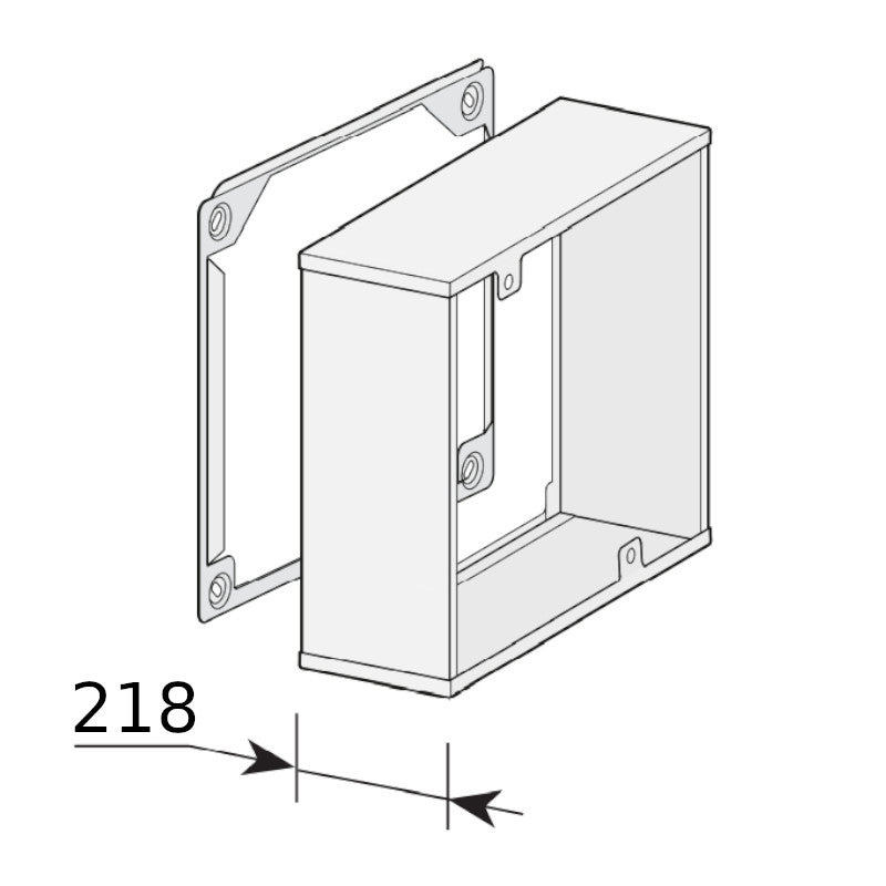 WOLF | Verlängerung für Wohnraumlüftung CWL-D | 200 mm | weiß