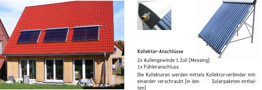 Pelletkessel Pelling 35kW mit Solar und 1Tonne Pellets