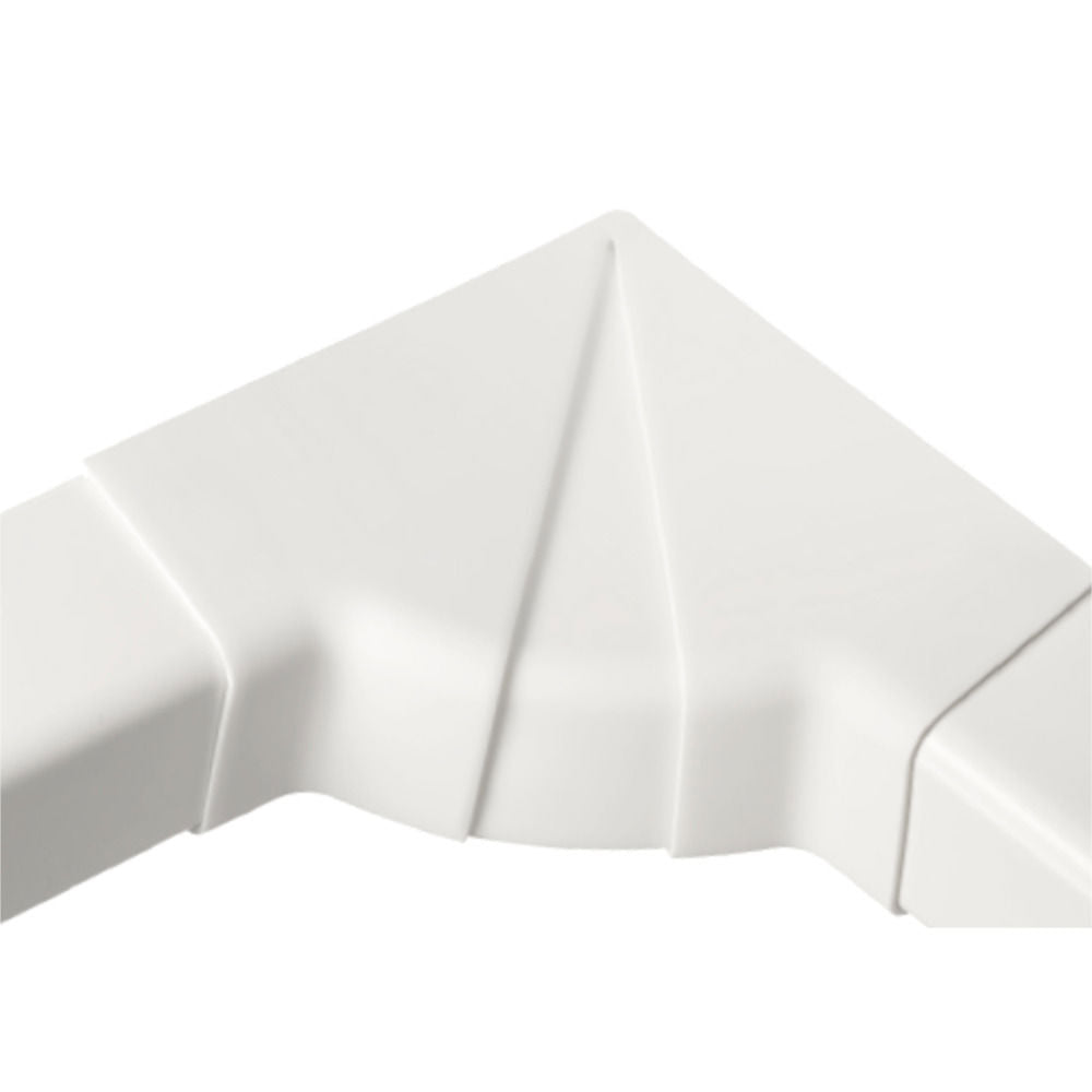 Verstellbare Innenecke | für Installationskanal Canalsplit 08 | reinweiß | www.klimaworld.com