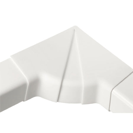 Verstellbare Innenecke | für Installationskanal Canalsplit 08 | reinweiß | www.klimaworld.com