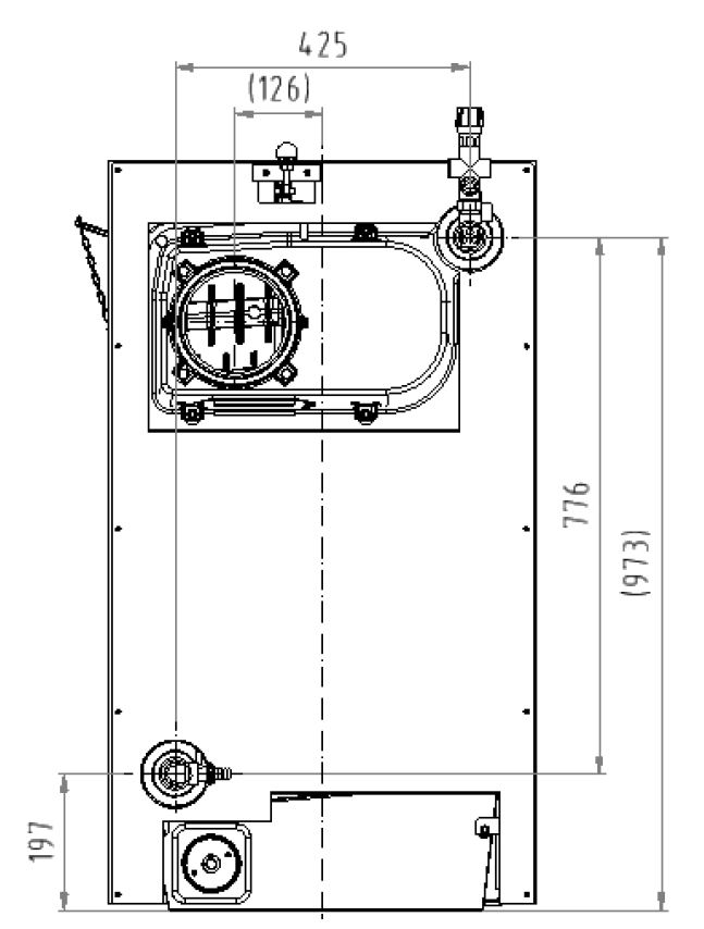 Viadrus Herkules U24 mit 5 Glieder 38 kW Gusskessel Festbrennstoffkessel