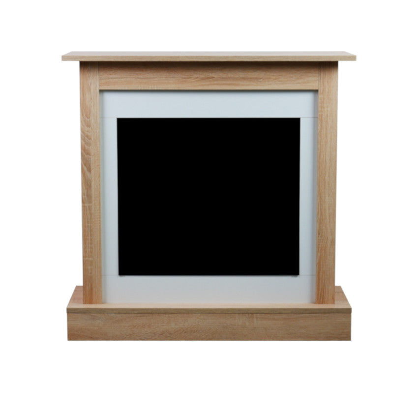 Aflamo LED Standkamin Vigo Classic | eiche-weiß