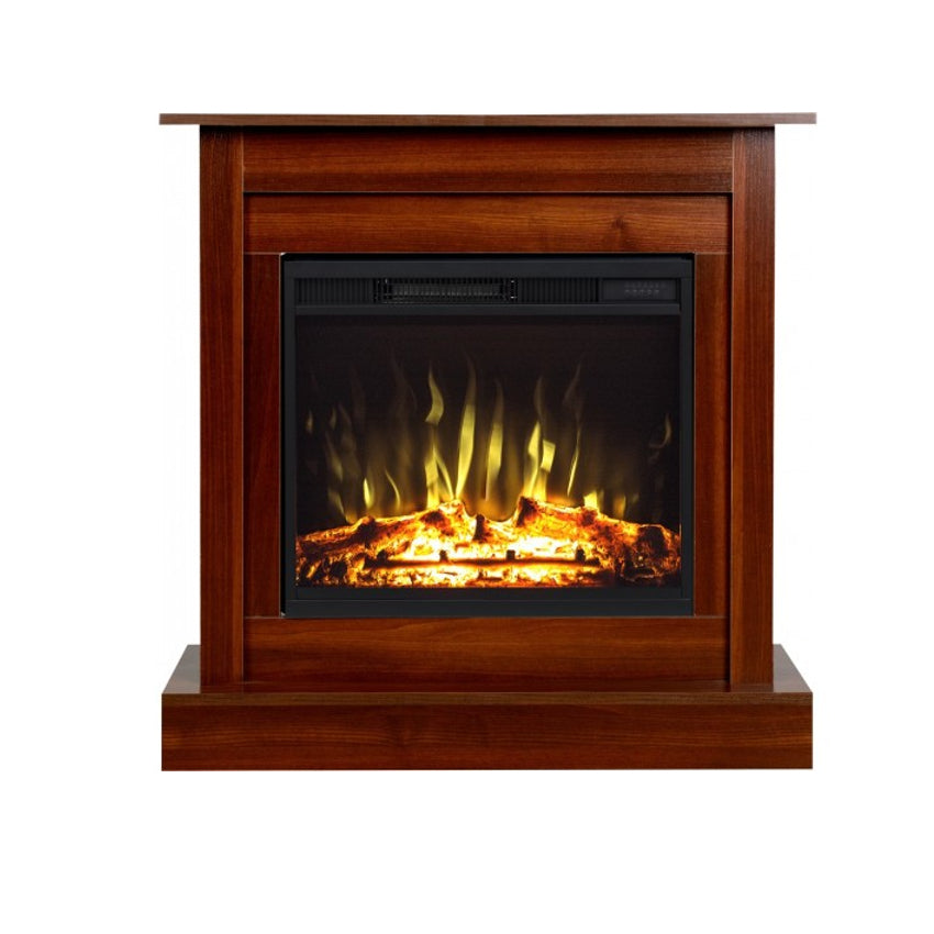 Aflamo LED Standkamin Vigo Classic Walnuss