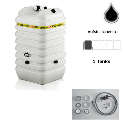 Heizöltank Rotex doppelwand Tank variosafe WSF 750 hochwassersicher