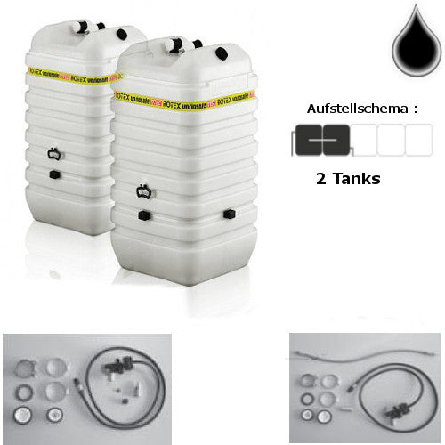 Heizöltank Rotex doppelwand Tank variosafe WSF752 hochwassersicher