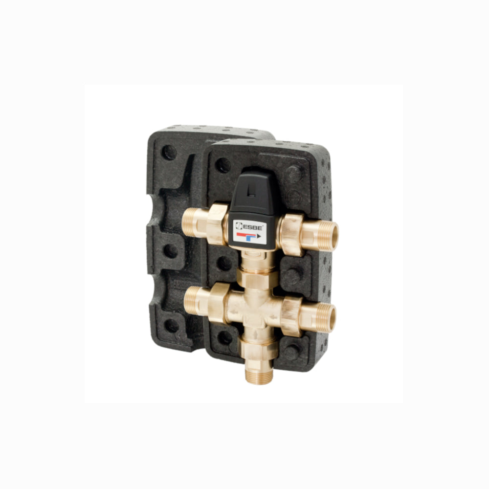 Zirkulationsset -  ESBE VTR322 | Temp. 35 - 60 °C | Zirkulationsset Außengewinde | One Plus Basic 11 - Komplettset 5