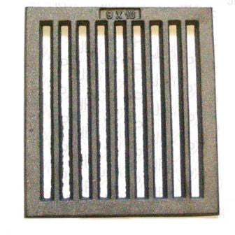 Tafelrost - Ofenrost Gussrost Kaminofenrost 236x263mm