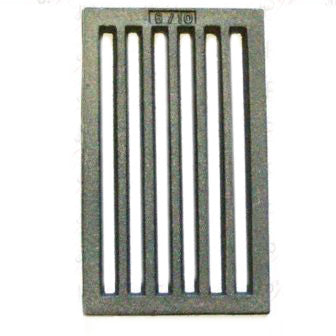 Tafelrost - Ofenrost Gussrost Kaminofenrost 158x260mm