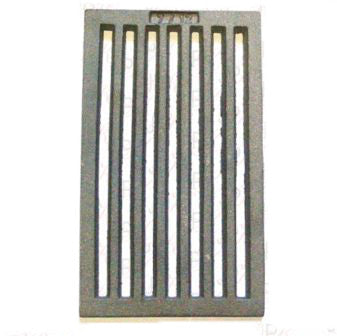 Tafelrost - Ofenrost Gussrost Kaminofenrost 184x316mm 