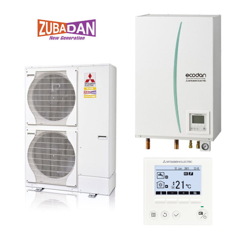 Mitsubishi | Wärmepumpen-Set 7.5 | Monoblock | Hydromodul | 14,0 kW