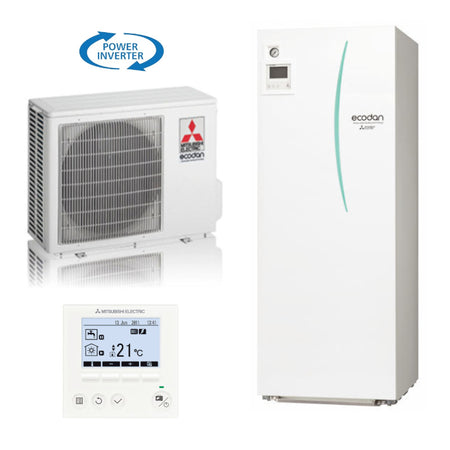 Mitsubishi | Wärmepumpen-Set 8.1 | Monoblock | Speichermodul | 5,0 kW