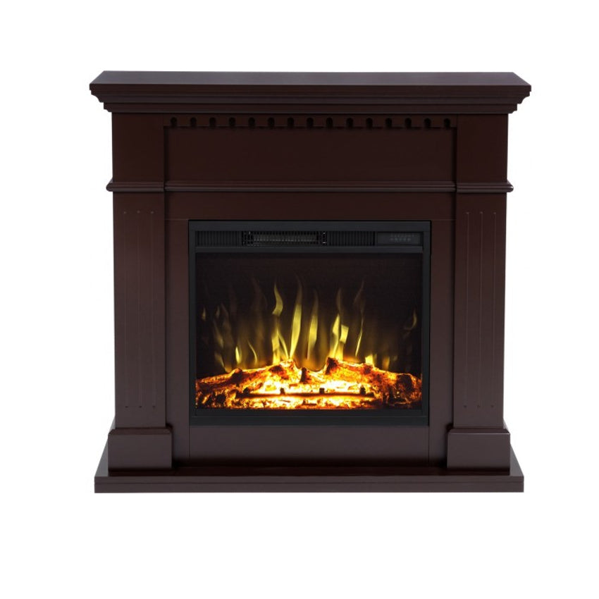 Aflamo LED Standkamin Vilano Walnuss mit Einsatz LED 60 Classic