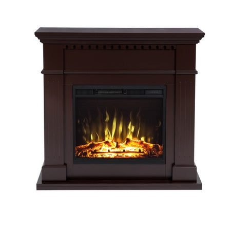 Aflamo LED Standkamin Vilano Walnuss mit Einsatz LED 60 Classic