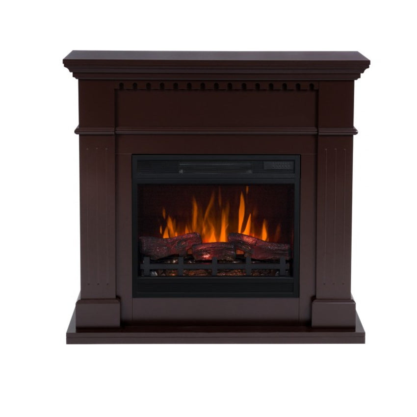 Aflamo LED Standkamin Vilano Walnuss mit Einsatz LED 60 3D