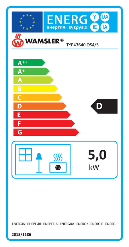 Wamsler Ölofen OS 4/5 Vario Energielabel | Klimaworld.com