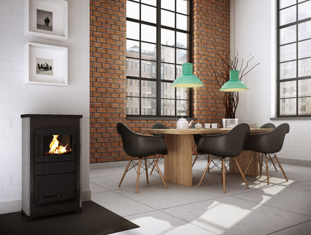 Wamsler Raumheizer RH-F A/D 8 Naturstein Ambiente | Klimaworld.com