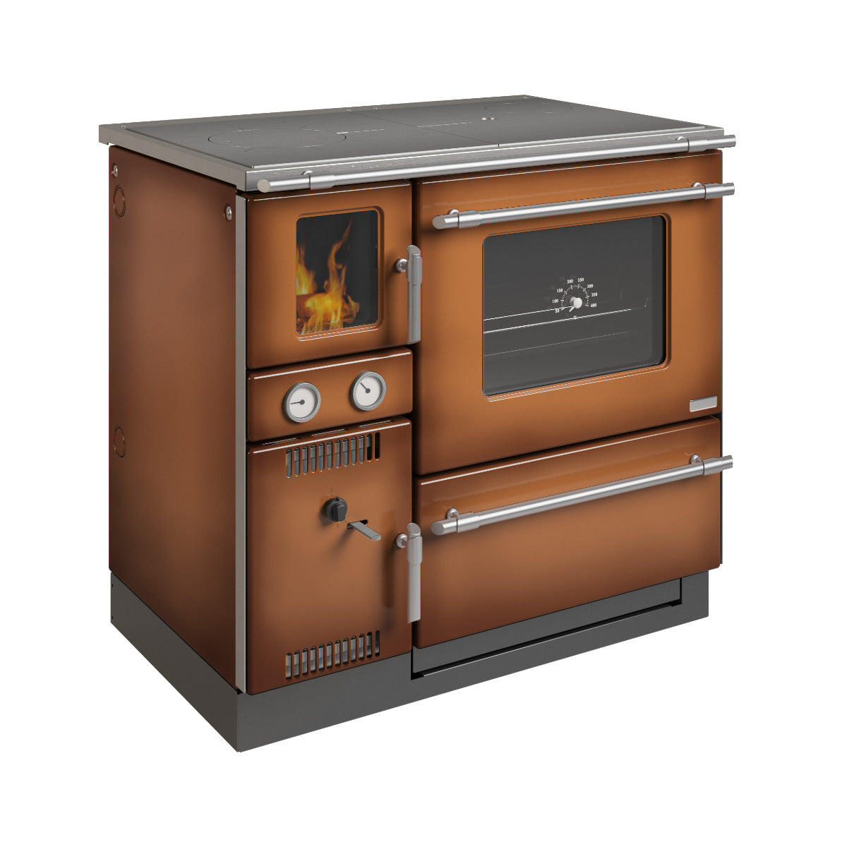 Wamsler wasserführender Küchenofen K 148 F maron | Klimaworld.com