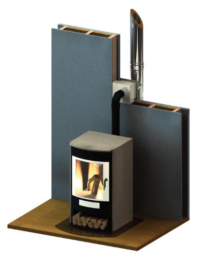 Wanddurchführung 240mm LuxFix24 für einwandige Systeme (EW)