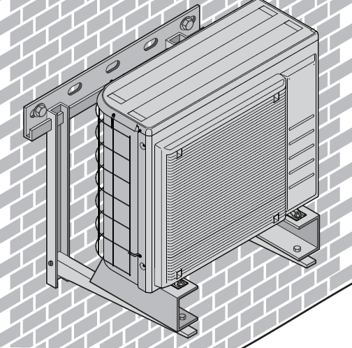 Daikin Montagegestell für Außengeräte Altherma 3 mit 4-8 kW | EKFT008D