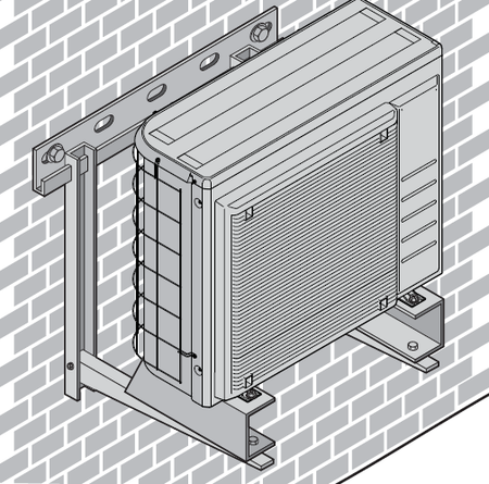 Daikin Montagegestell für Außengeräte Altherma 3 mit 4-8 kW | EKFT008D