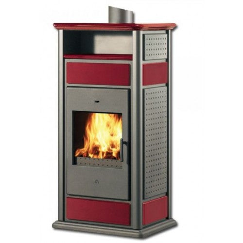 Wasserführender Kaminofen Warm CS 15kW Edilkamin Warmhaltefach