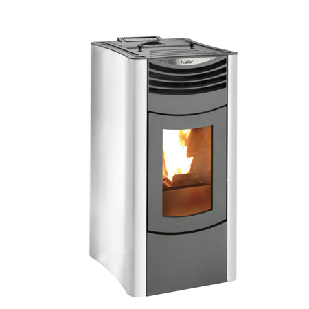 KALOR Pelletofen Ermetica NUX 98 weiss | klimworld.com