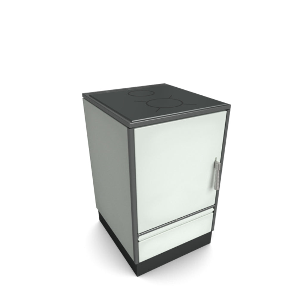 Glutos Küchenofen HH 03 S, weiss | klimaworld.com