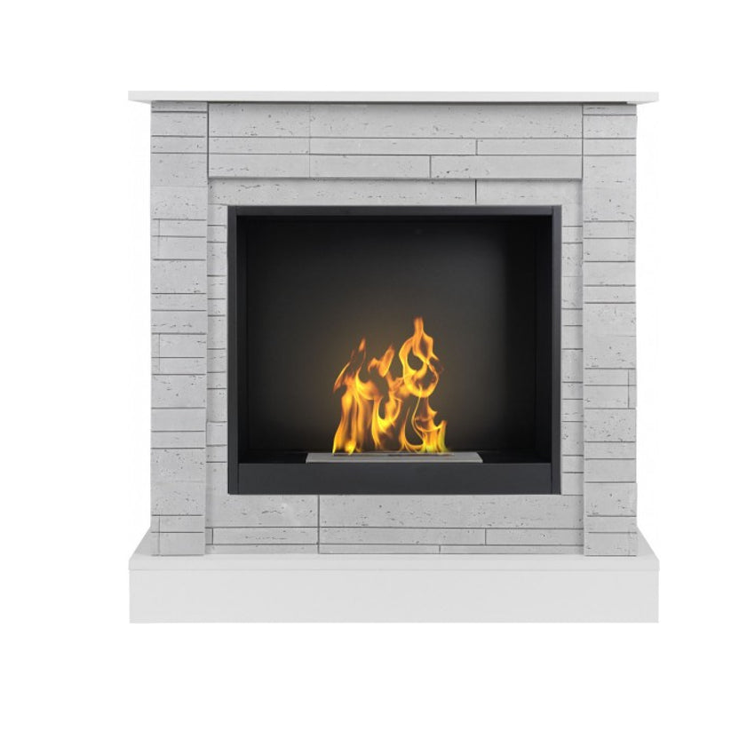 Aflamo Bio-Kamin | Vigo Stone mit Einsatz Bio 60