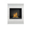 Aflamo Bio-Kamin | Smart Stone mit Einsatz Bio 40 | weiss