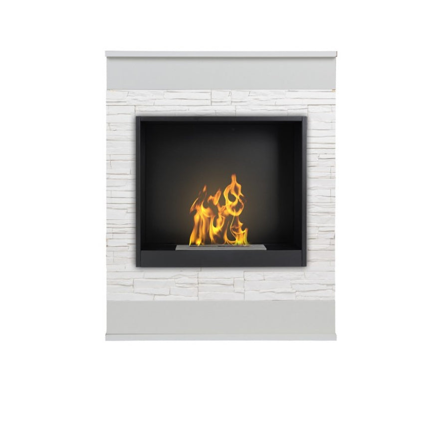 Aflamo Bio-Kamin | Smart Stone mit Einsatz Bio 40
