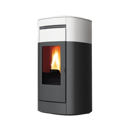 Edilkamin Pelletofen wasserführend Vyda H weiß
