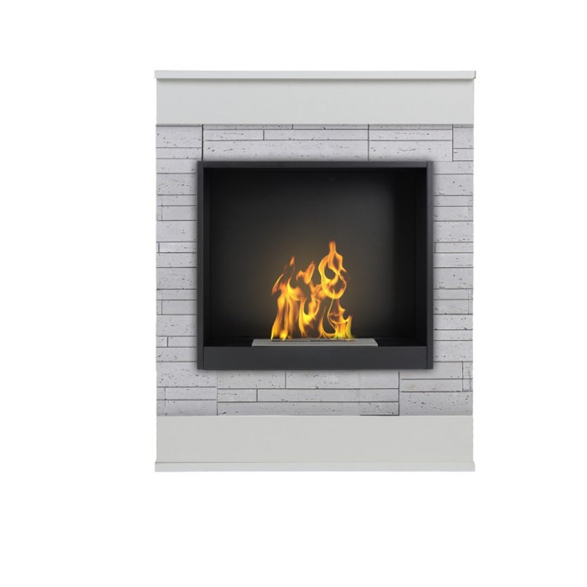 Aflamo Bio-Kamin | Smart Stone mit Einsatz Bio 40