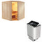 Sentiotec Sauna Komplettset Wellfun Corner | Nordex Next | 5 Pers.