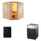 Sentiotec Sauna Komplettset Wellfun Corner | Qube | 5 Pers.
