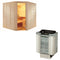 Sentiotec Sauna Komplettset Wellfun Corner | Cumulus | 5 Pers.