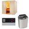 Sentiotec Sauna Komplettset Wellfun Large | Scandia Next Combi | 5 Pers.