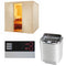 Sentiotec Sauna Komplettset Wellfun Large | Nordex Combi Next | 5 Pers.