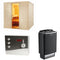 Sentiotec Sauna Komplettset Wellfun Large | Saunaofen 100 E | 5 Pers.