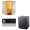 Sentiotec Sauna Komplettset Wellfun Mini | Home FIN | 3 Pers.