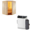 Sentiotec Sauna Komplettset Wellfun Mini | Mini | 3 Pers.