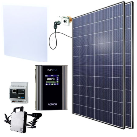 AC-Thor Set | Infrarotheizung mit Photovoltaik-Set | 1280 Watt
