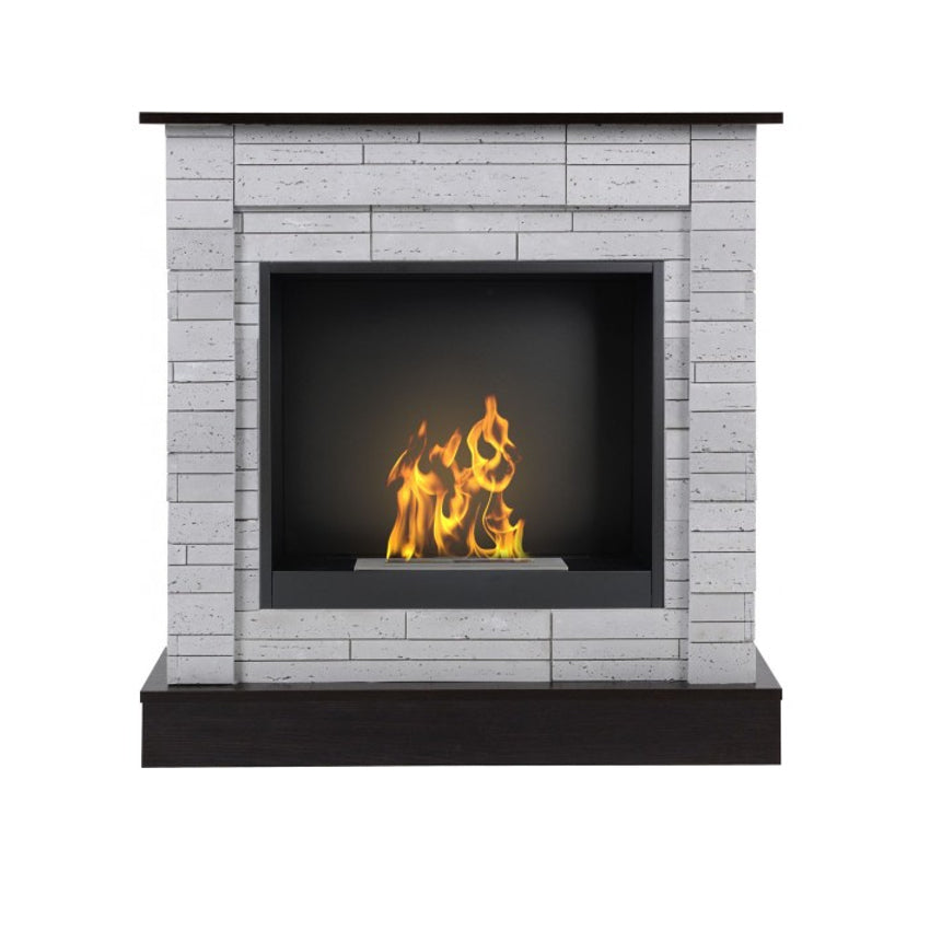 Aflamo Bio-Kamin | Vigo Stone mit Einsatz Bio 60