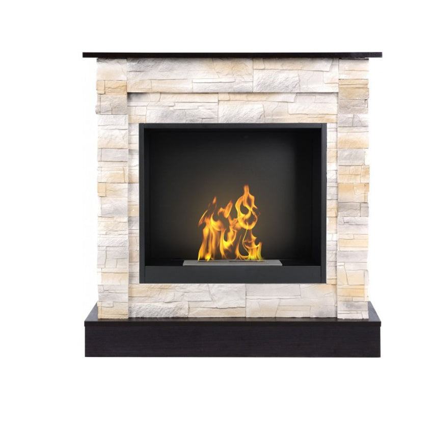 Aflamo Bio-Kamin | Vigo Stone mit Einsatz Bio 60