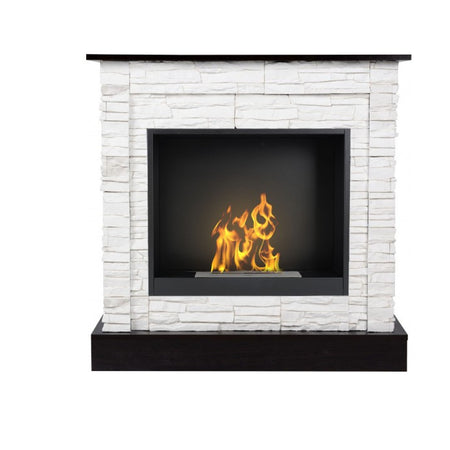 Aflamo Bio-Kamin | Vigo Stone mit Einsatz Bio 60