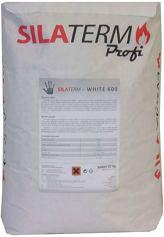 Haftmörtel Kleber Feuerungsmörtel hochweiß 25 Kg Silaterm White 600