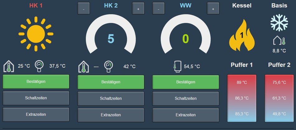 WIFI Modul für THEMATRONIC JBR 01 Heizung Systemregler